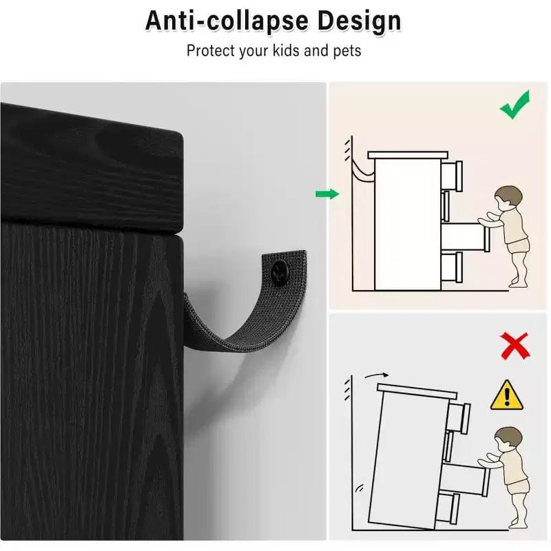 Cassettiera Alta con Cassetti Profondi – Comò a 5 o 6 Cassetti per Camera da Letto, Soggiorno e Ingresso