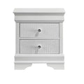 Blaze Modern Style 2-Drawer Night stand Made with Wood in White same asG150108720 (NJ inventory)
