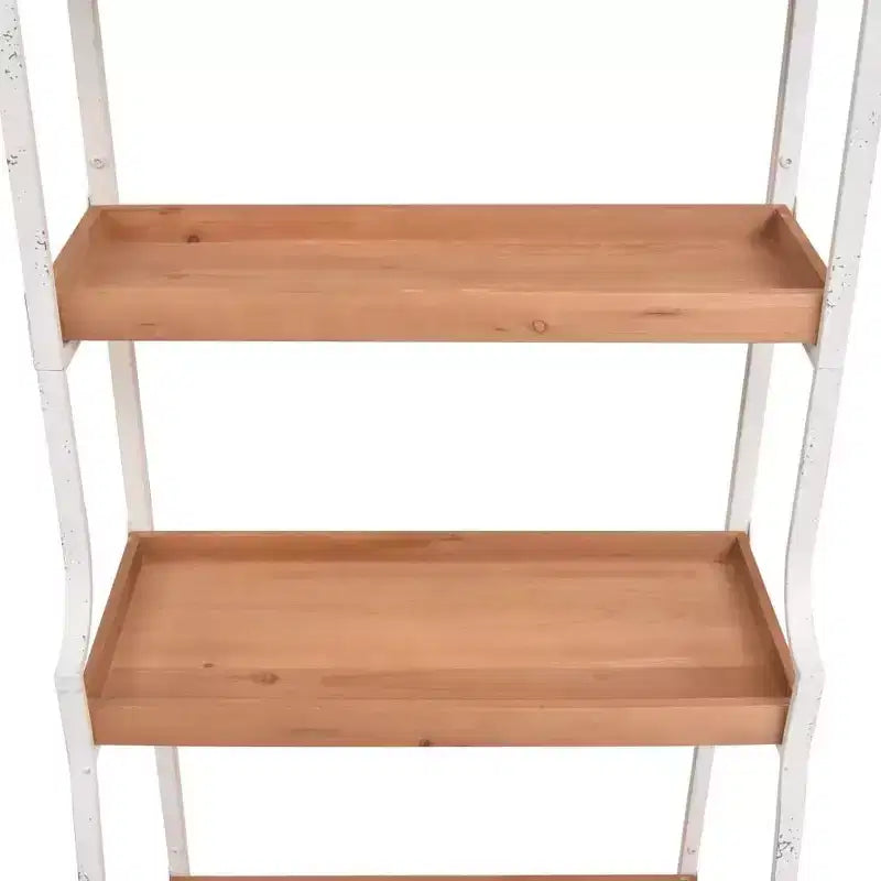 Scaffale autoportante con 4 ripiani in legno – 59 x 35 x 168 cm