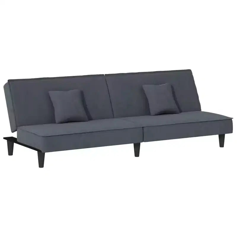 vidaXL 2-Seater Sofa Bed Velvet Recliner Loveseat Folding Daybed Multi Colors