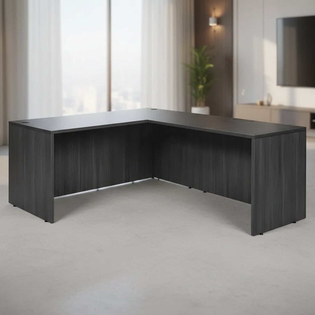 60x77 Legacy Executive L Desk Shell - Regency